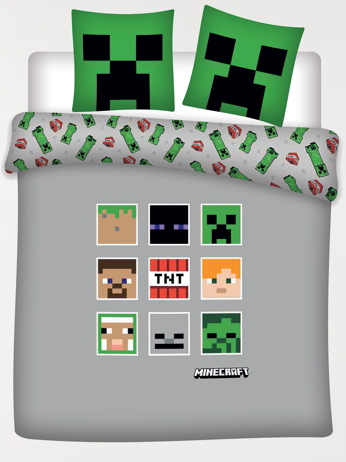 Parure MINECRAFT 2 personnes 240x220 cm Parure MINECRAFT 2 personnes 240x220 cm