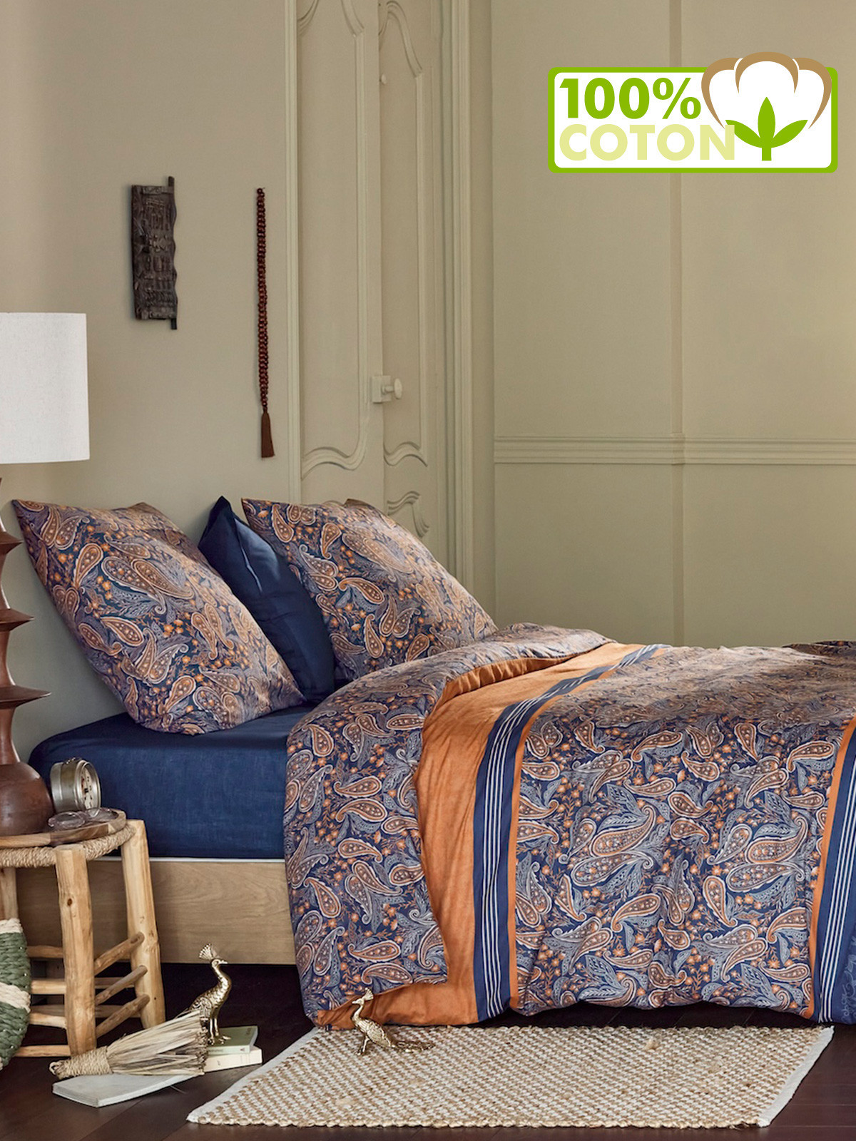 Parure florale 2 personnes 240x220 cm