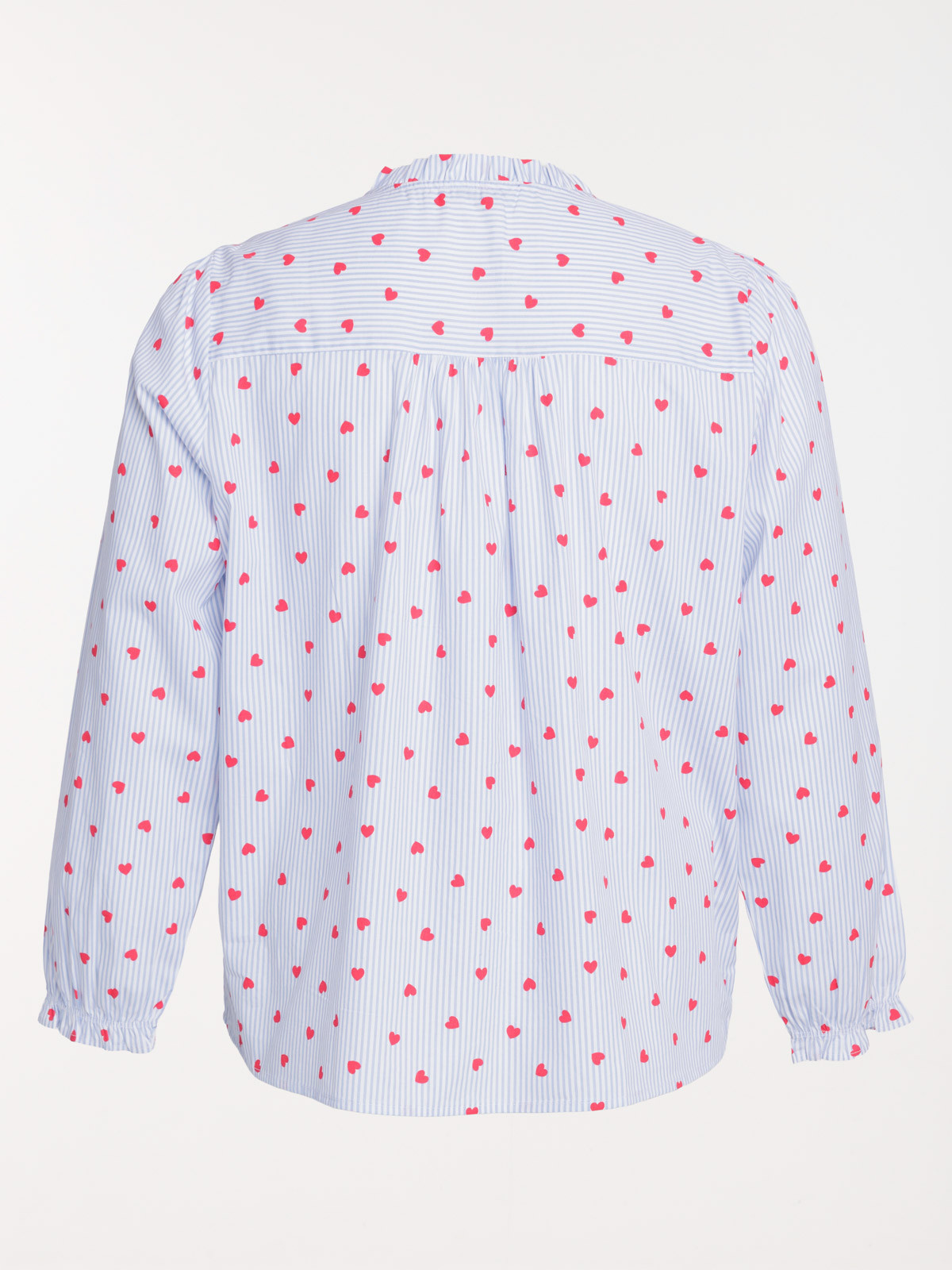 Chemise coeurs grande taille femme