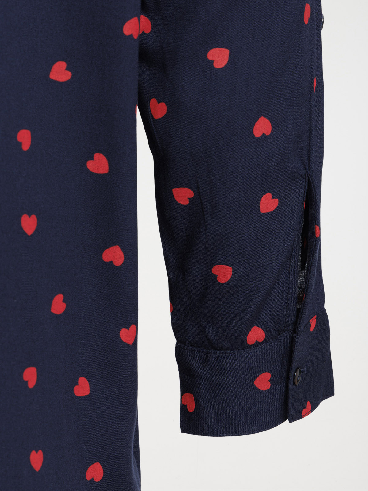 Robe chemise coeur grande taille femme