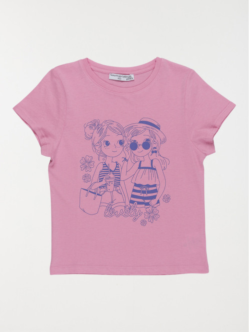T-shirt copines fille (3-12A)