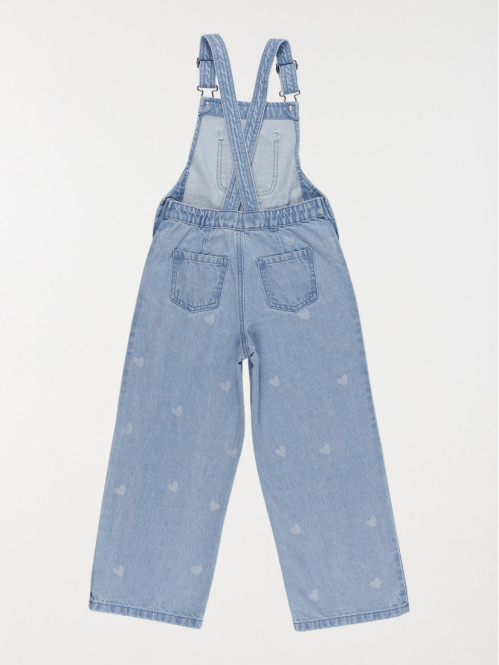 Salopette coeurs fille (3-12A)