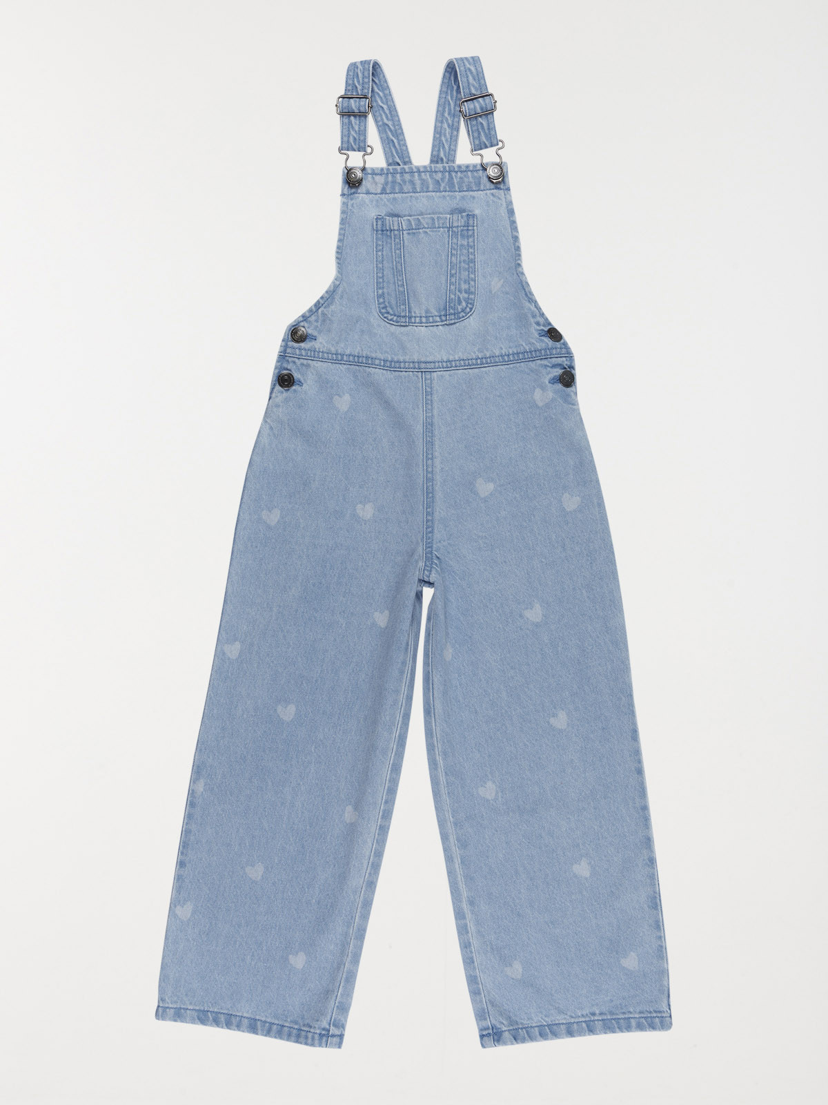 Salopette coeurs fille (3-12A)