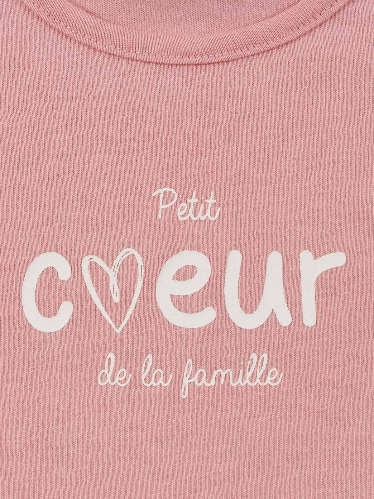 T-shirt petit coeur fille (3-36M)