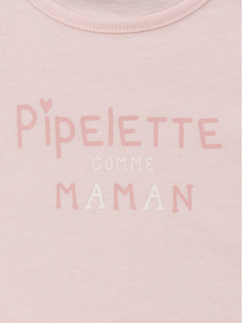 T-shirt pipelette fille...