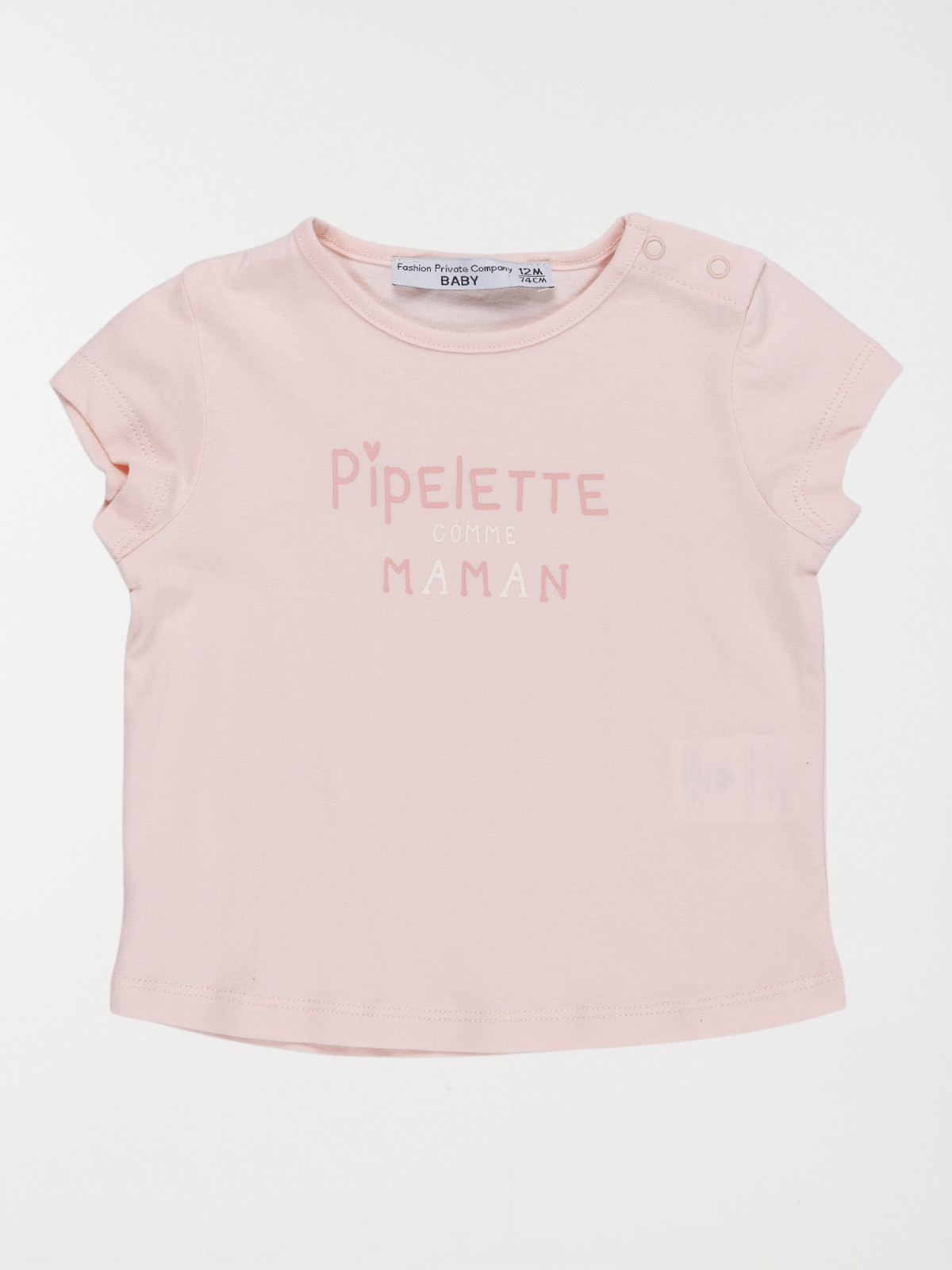 T-shirt pipelette fille (3-36M)