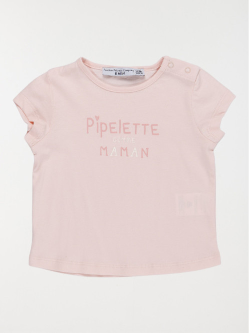 T-shirt pipelette fille...