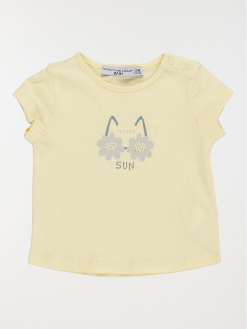 T-shirt my little sun fille...