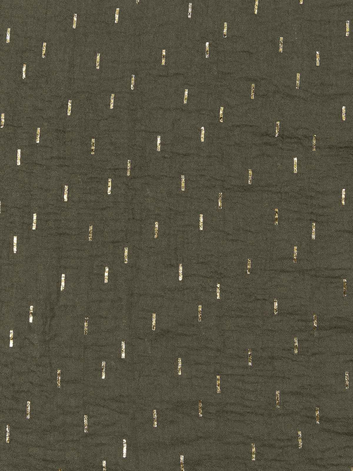 Foulard trèfle motif doré femme