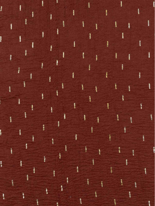 Foulard terre de sienne...