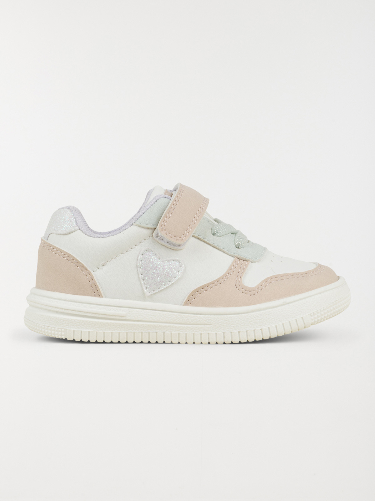 Baskets à scratch coeur fille (20-23)