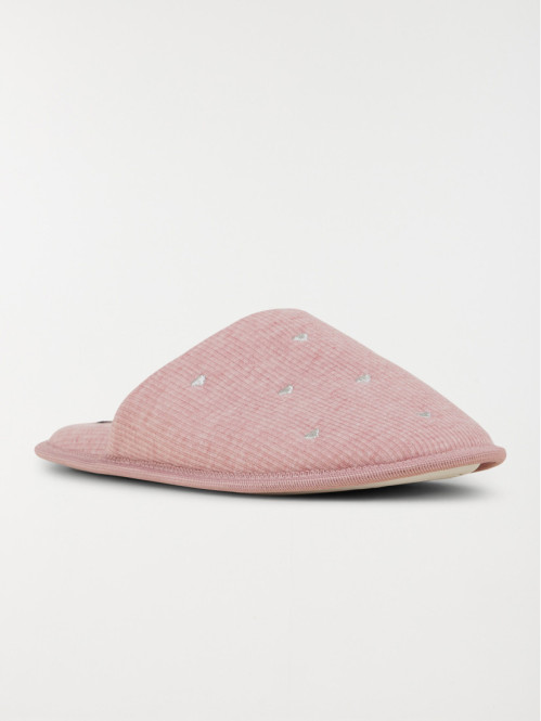 Chaussons femme coeurs...