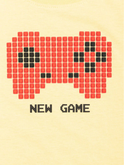T-shirt garçon manette...