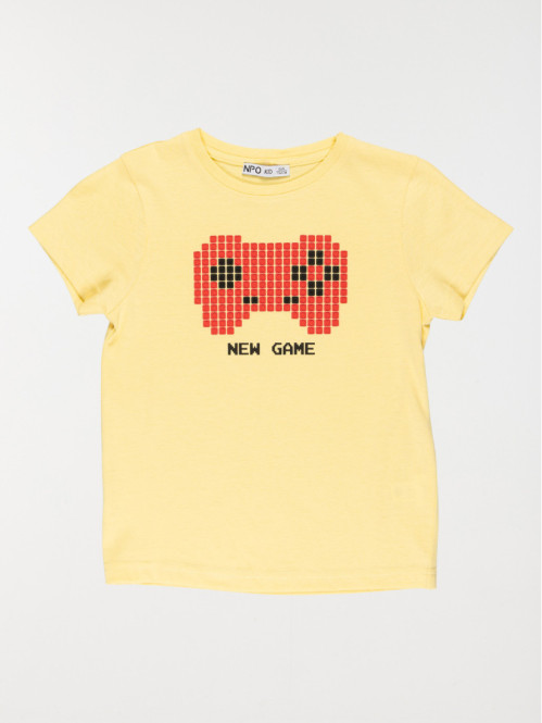 T-shirt garçon manette...