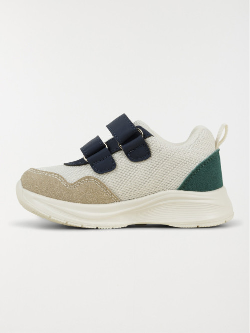 Baskets basses tricolore...