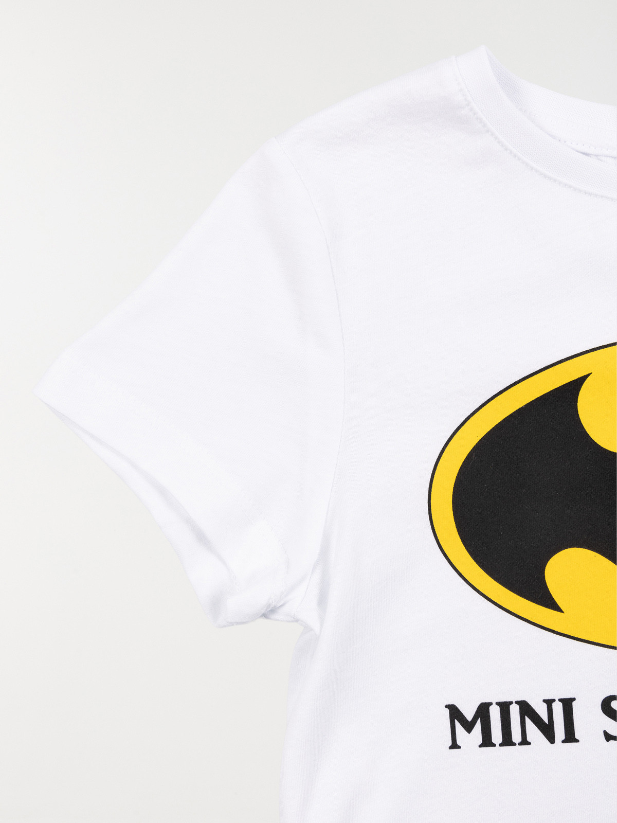 T-shirt mini Batman blanc garçon (3-8A) T-shirt mini Batman blanc garçon (3-8A)