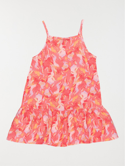 Robe imprimée à bretelles fille (3-8A)