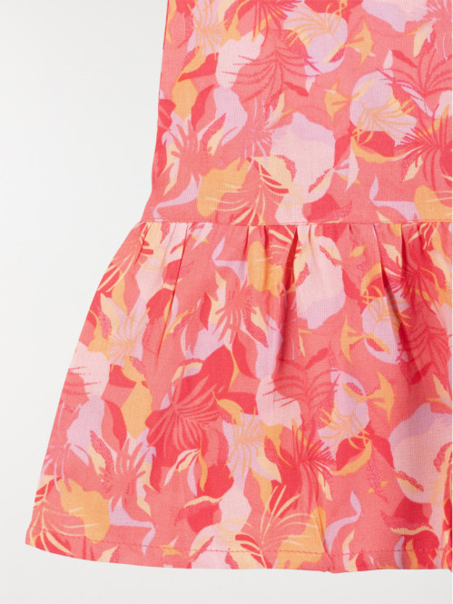 Robe imprimée à bretelles fille (3-8A)