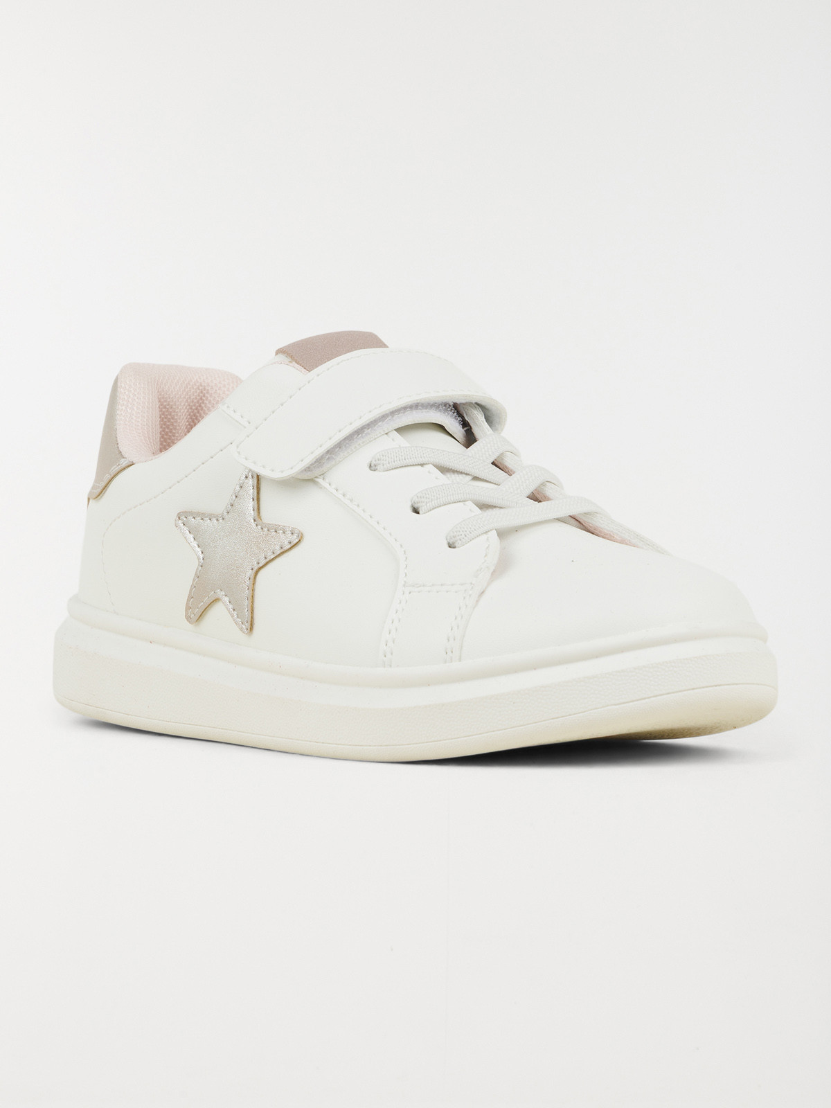 Baskets blanches étoile fille (31-35) Baskets blanches étoile fille (31-35)