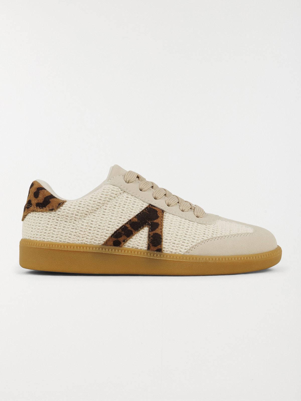 Basket motif léopard fille (31-36)