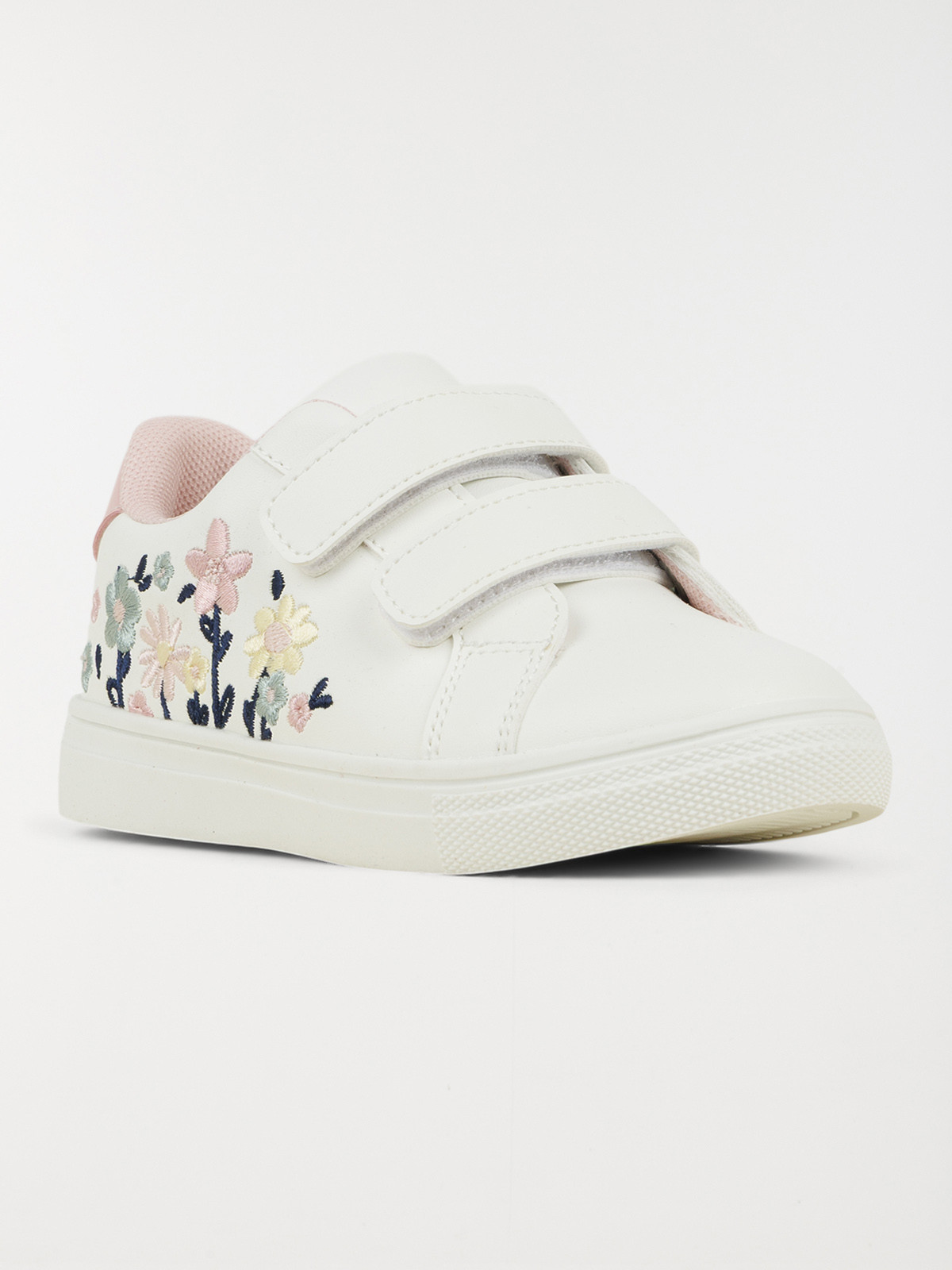 Baskets fleurs brodées fille (24-30) Baskets fleurs brodées fille (24-30)