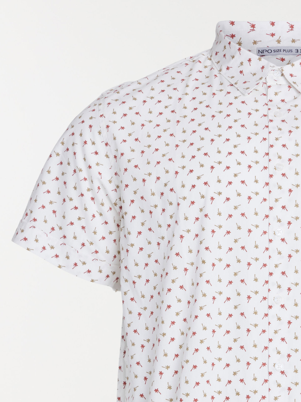 Chemise imprimée grande taille homme