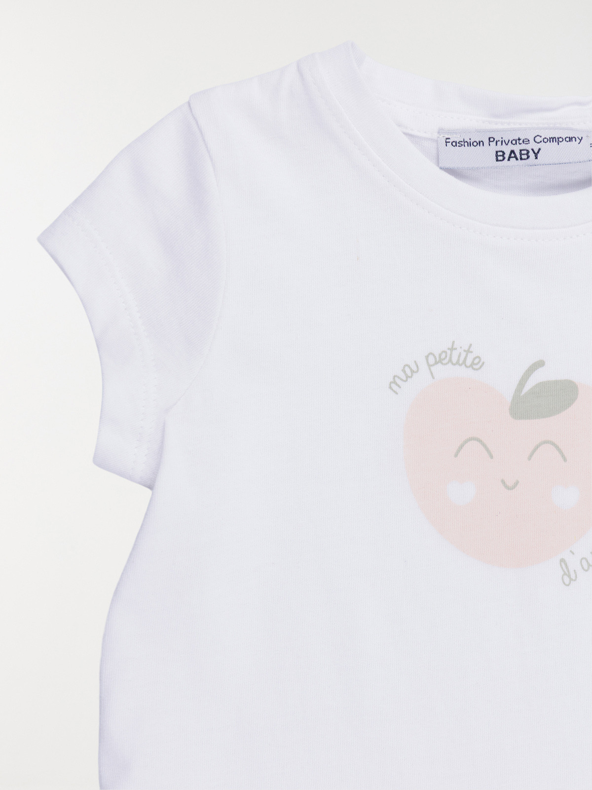 T-shirt pomme d'amour fille (3-36M)