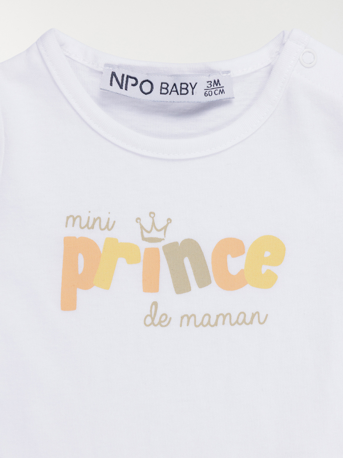 T-shirt mini prince garçon (3-36M)