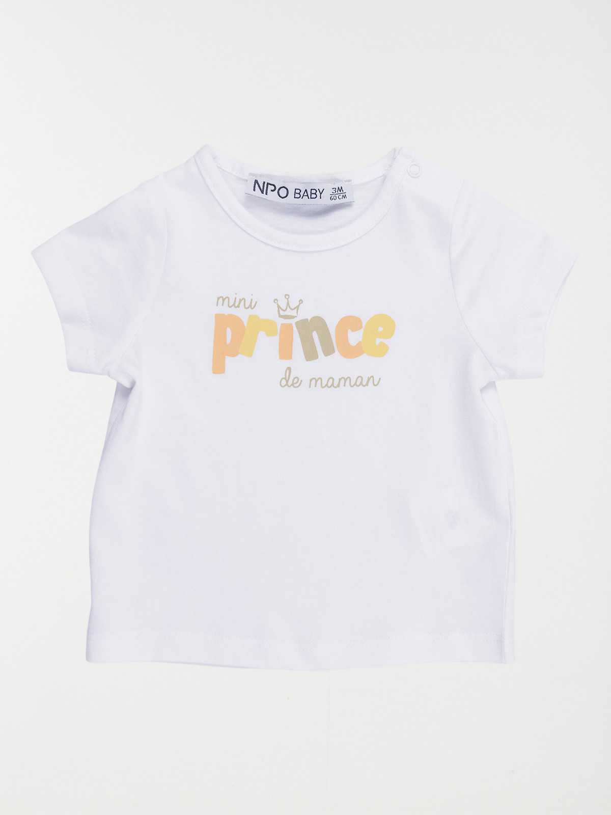 T-shirt mini prince garçon (3-36M)