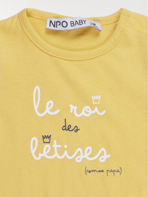 T-shirt roi des bêtises...