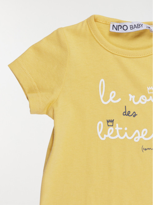 T-shirt roi des bêtises...