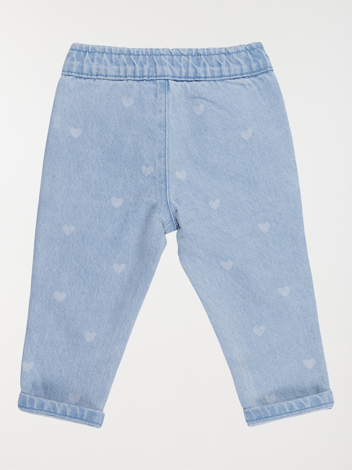 Jean motif coeur fille (6-36M)