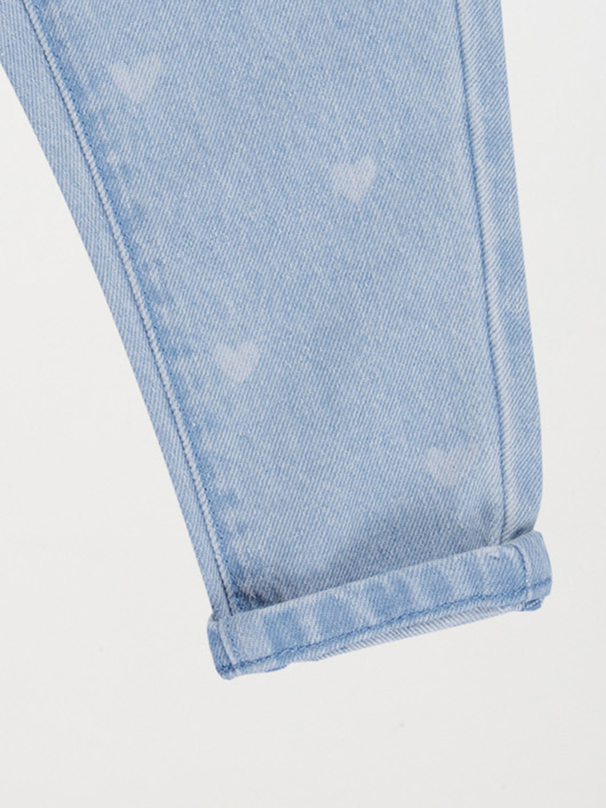 Jean motif coeur fille (6-36M)