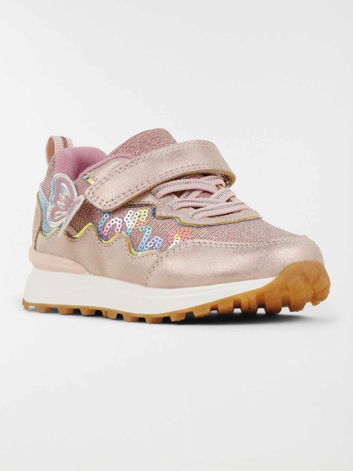 Baskets roses papillon fille (24-30) Baskets roses papillon fille (24-30)