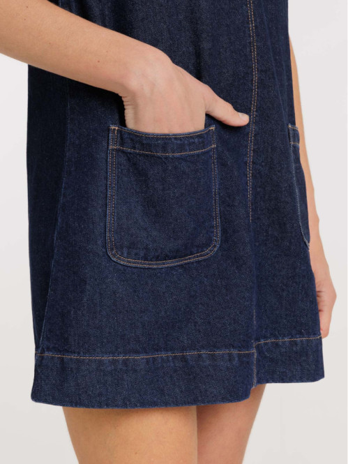 Robe en jean brut femme