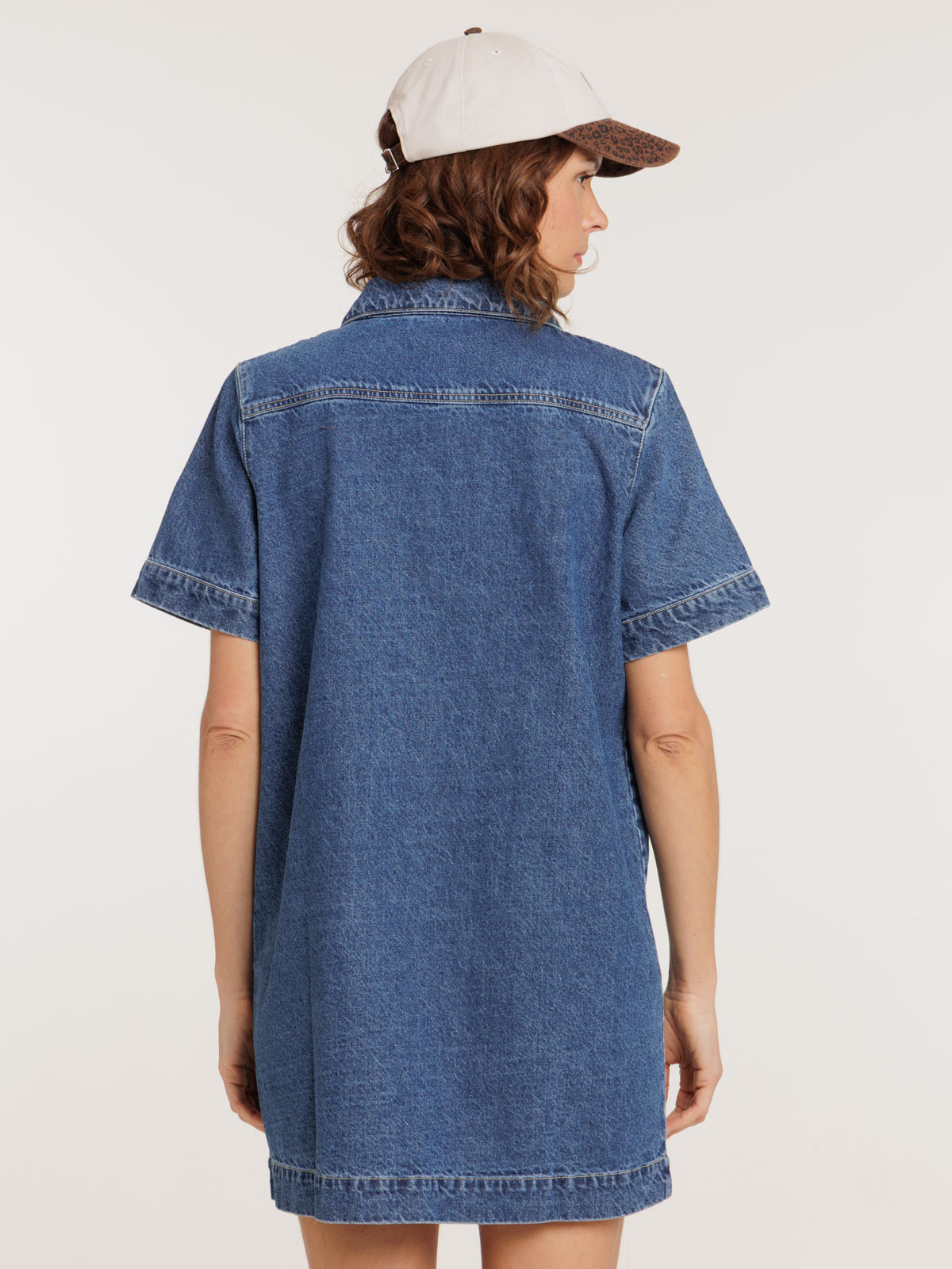 Robe en jean stone femme