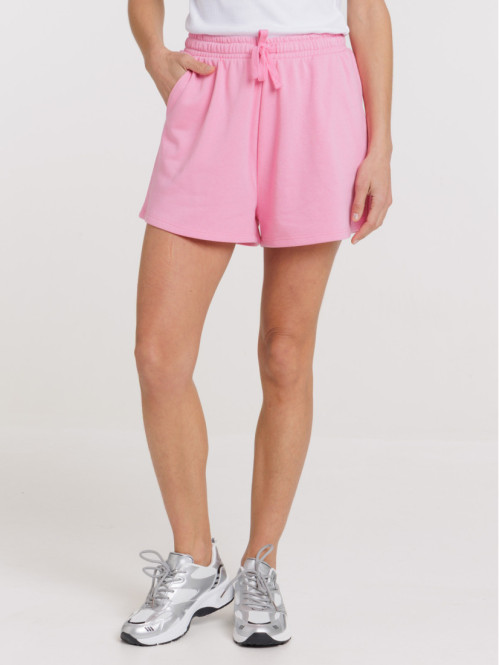 Short basique uni rose femme