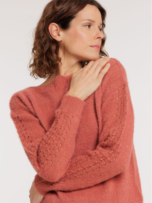 Pull femme col bateau...