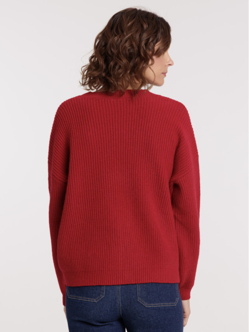 Gilet boutons coeurs femme