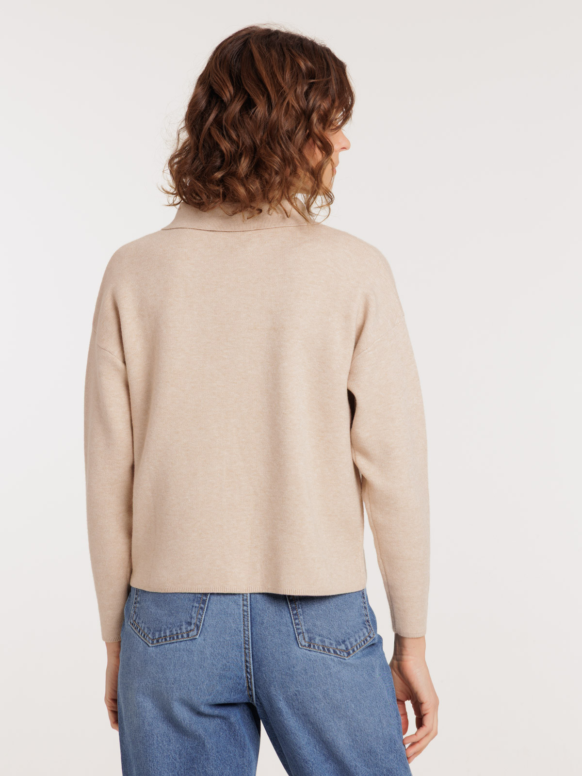 Gilet col classique boutonné femme