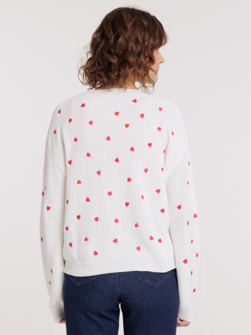 Gilet boutonné motifs...