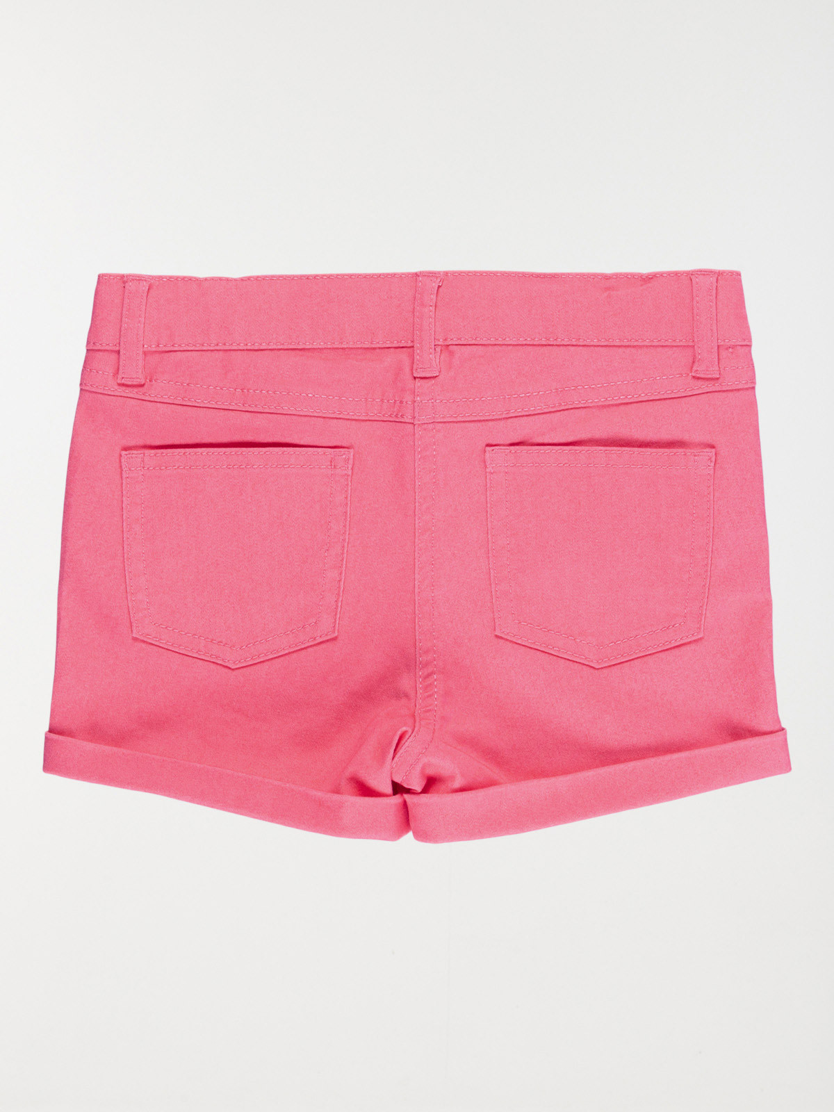 Short basique sorbet fraise fille(3-12A) Short basique sorbet fraise fille(3-12A)