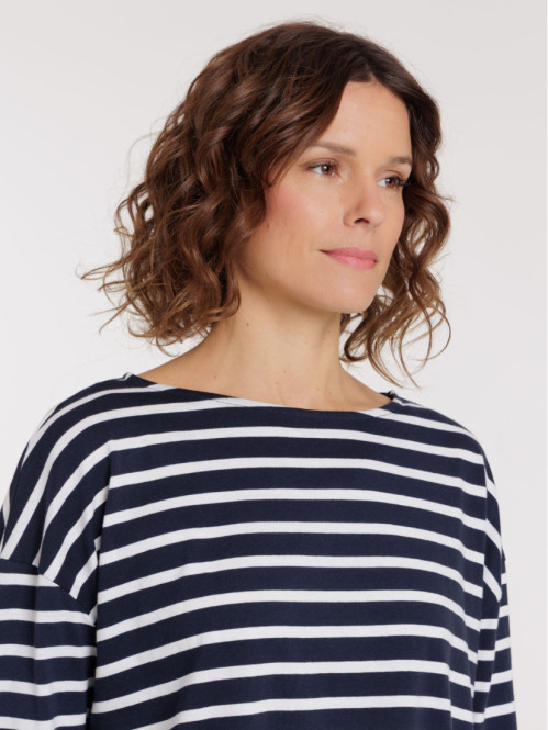 T-shirt marine navy rayé...