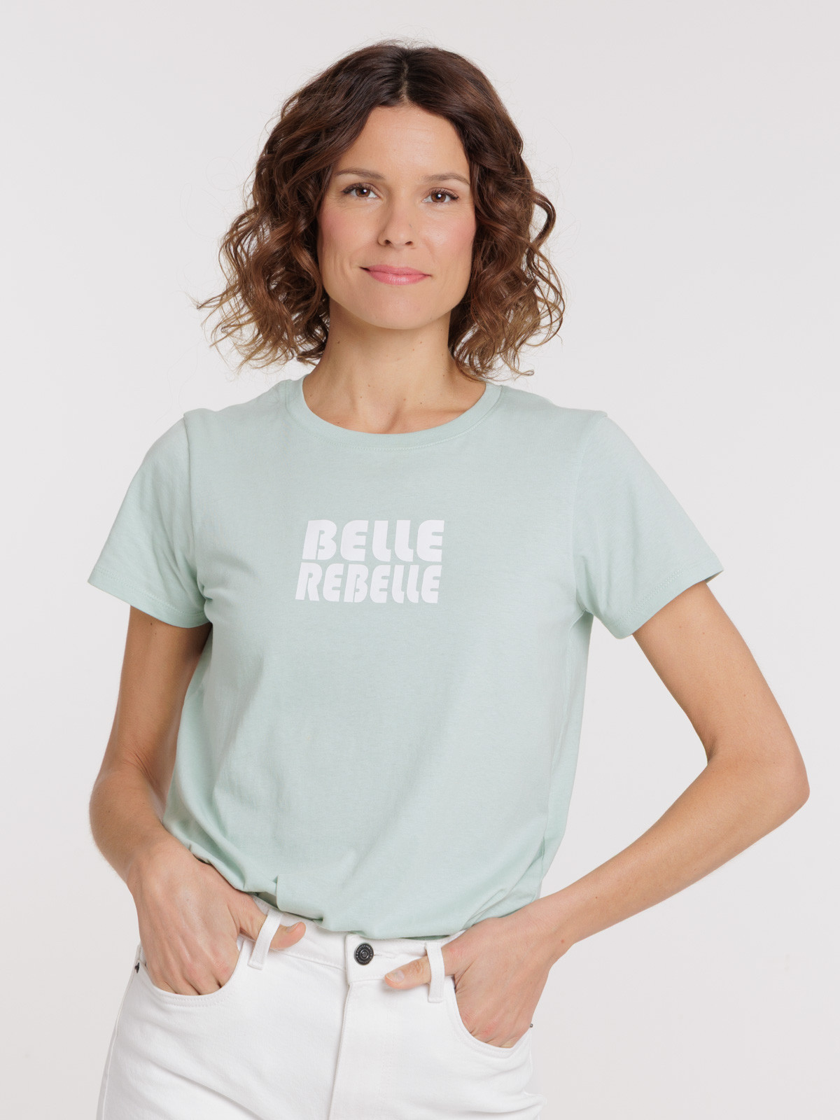 Tee-shirt belle rebelle femme