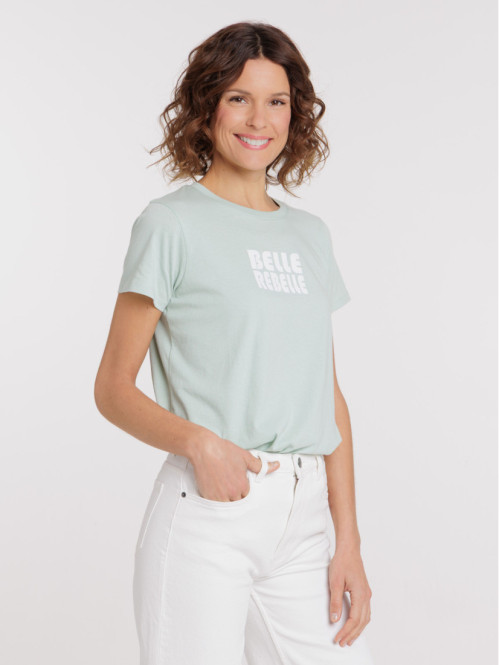 Tee-shirt belle rebelle femme