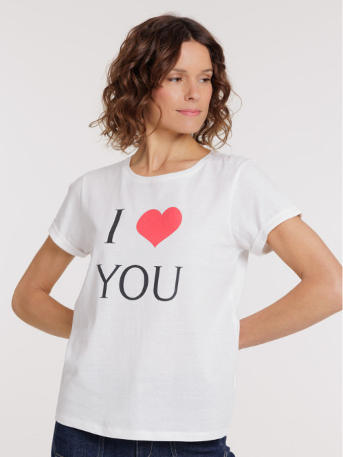 T-shirt Saint-Valentin femme