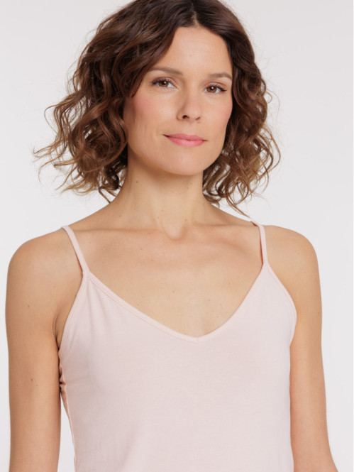 Débardeur col V pink nostalgia femme Débardeur col V pink nostalgia femme