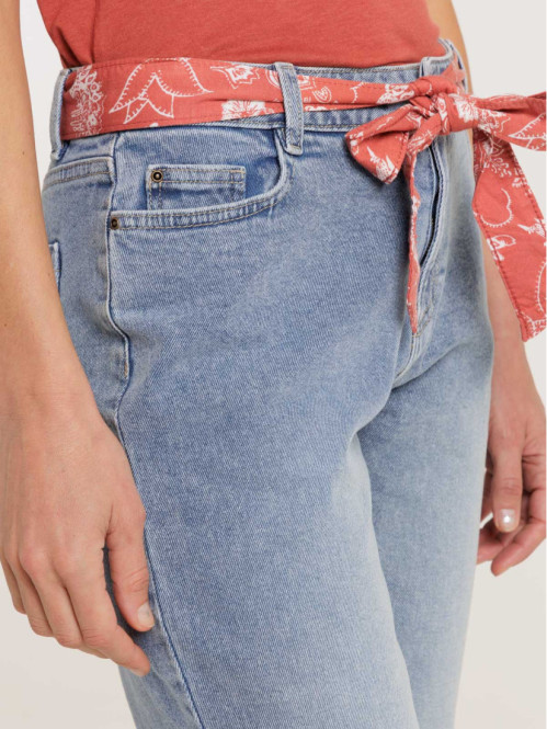 Jean mom double stone...