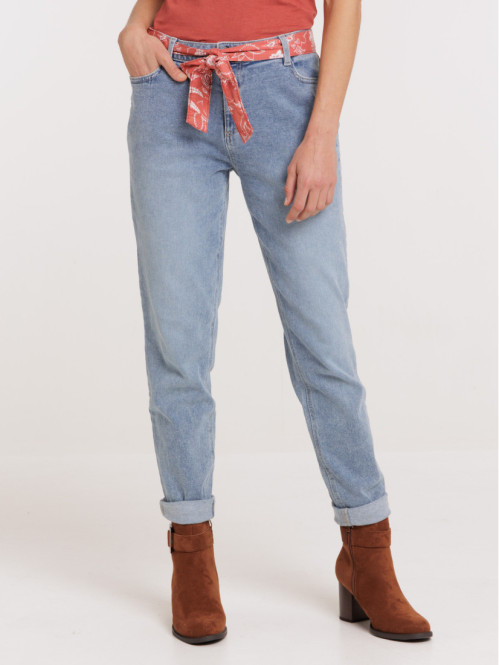 Jean mom double stone...