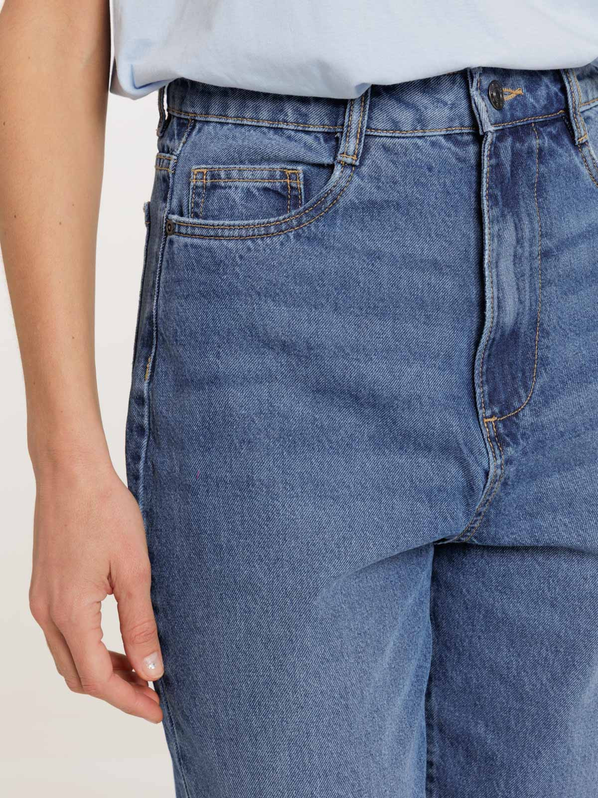 Jean coloris stone femme